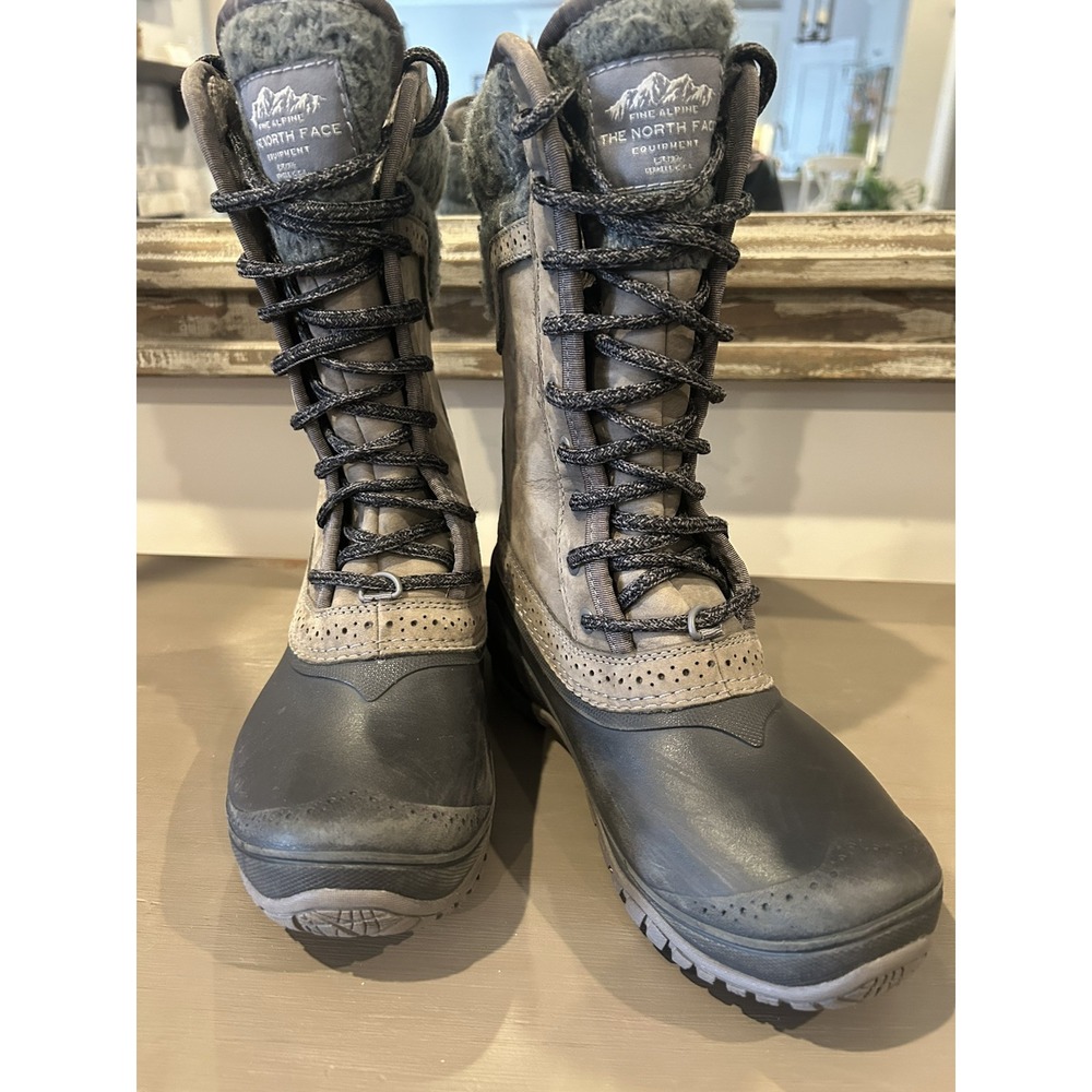 The North Face Shellista II Mid Womens Phantom Boots Size 5‎ Plum Gray